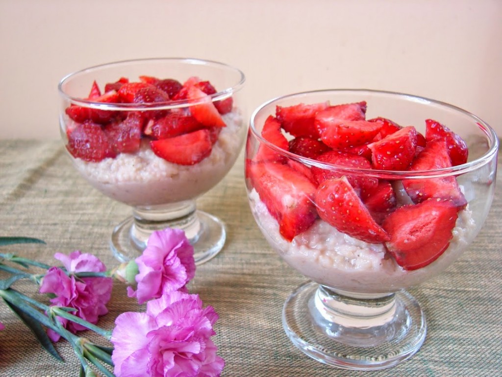 Kasza jaglana z owocami